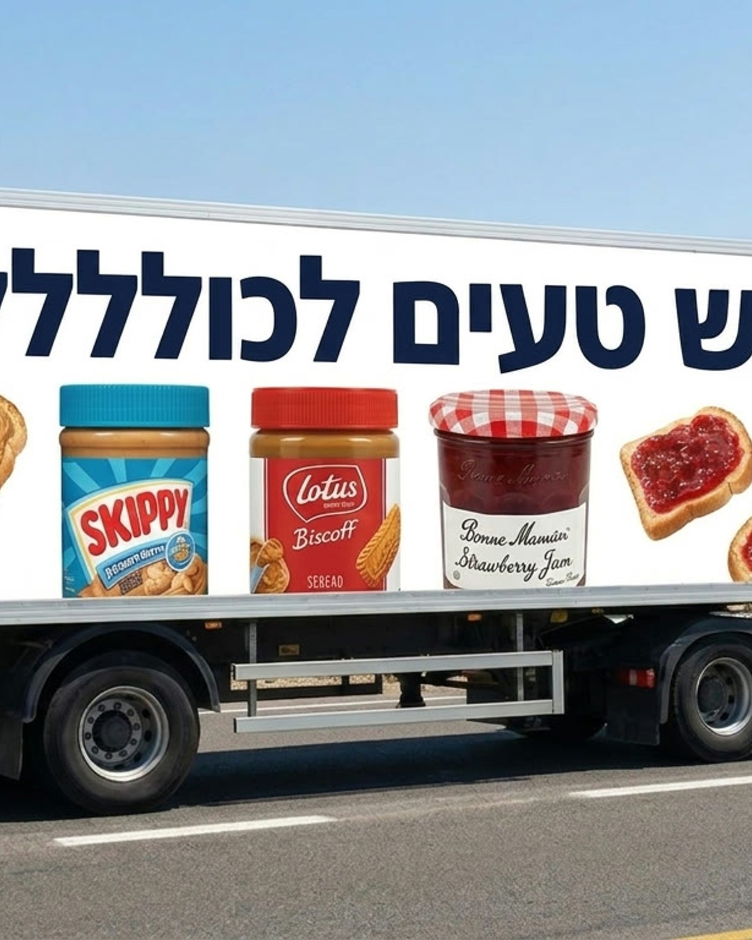 סלוגן על משאית - דיפלומט